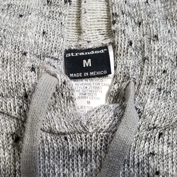 Stranded woven hooded long sleeved top size M - Picture 5 of 8